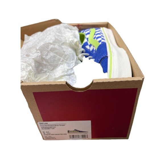 Vans Checkerboard Blue/Green Shoes/ Sneakers Size 9M-10.5W SKU2372 - Picture 7 of 7